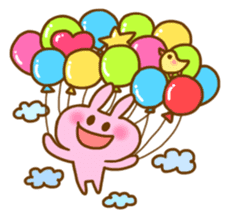 Pleasant friends with "Pyokotan" sticker #57013