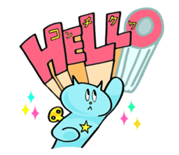 KAWAII NEZI CAT STAMP (English Version) sticker #57054