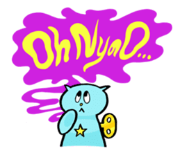 KAWAII NEZI CAT STAMP (English Version) sticker #57058