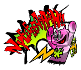 KAWAII NEZI CAT STAMP (English Version) sticker #57064