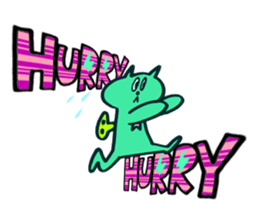 KAWAII NEZI CAT STAMP (English Version) sticker #57075