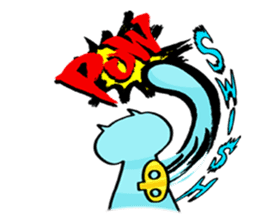 KAWAII NEZI CAT STAMP (English Version) sticker #57081