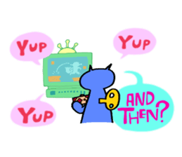 KAWAII NEZI CAT STAMP (English Version) sticker #57091