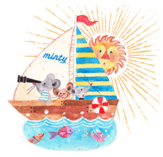 minty friends sticker #57131