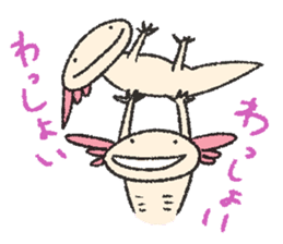 We are Axolotl "Upa-san" sticker #57238