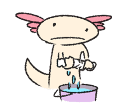 We are Axolotl "Upa-san" sticker #57252