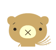 Bear in Trouble sticker #57668
