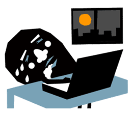 kuroihito sticker #58233