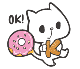 Doughnut Cat sticker #58259