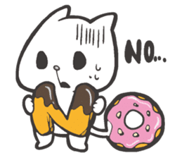 Doughnut Cat sticker #58260