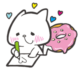 Doughnut Cat sticker #58263