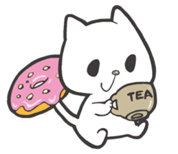 Doughnut Cat sticker #58268