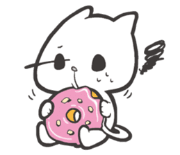 Doughnut Cat sticker #58269