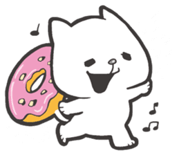 Doughnut Cat sticker #58273