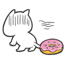 Doughnut Cat sticker #58274