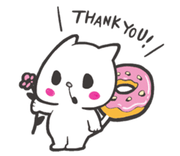 Doughnut Cat sticker #58276