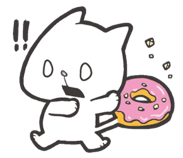 Doughnut Cat sticker #58279