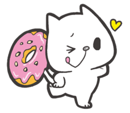 Doughnut Cat sticker #58280