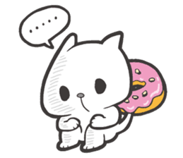 Doughnut Cat sticker #58287