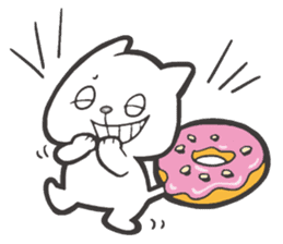 Doughnut Cat sticker #58291