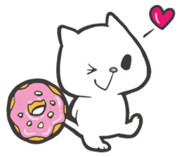 Doughnut Cat sticker #58292