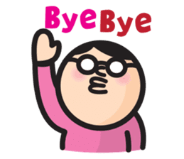 MAN OF ROUND SHAPE sticker #58498