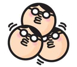 MAN OF ROUND SHAPE sticker #58500