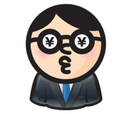 MAN OF ROUND SHAPE sticker #58501