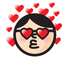 MAN OF ROUND SHAPE sticker #58502