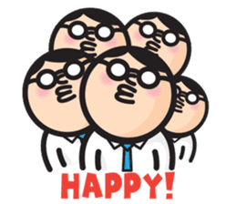 MAN OF ROUND SHAPE sticker #58513