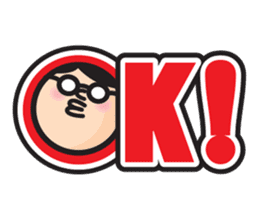 MAN OF ROUND SHAPE sticker #58514