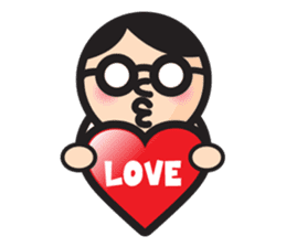 MAN OF ROUND SHAPE sticker #58522