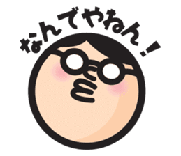 MAN OF ROUND SHAPE sticker #58525