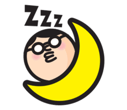 MAN OF ROUND SHAPE sticker #58533