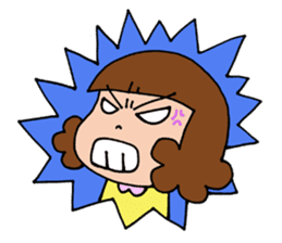 Dinosaur girl Gauko sticker #58578