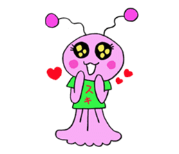 Dinosaur girl Gauko sticker #58598