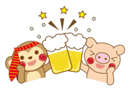 animal"pon" sticker #58684