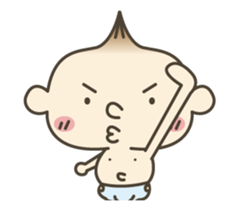 Onion baby sticker #58775