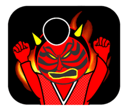 Kabuki Sticker "Shibaraku!" sticker #58978