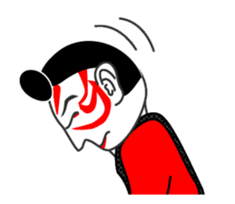 Kabuki Sticker "Shibaraku!" sticker #58980