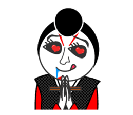 Kabuki Sticker  "Shibaraku!" sticker #58994