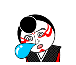 Kabuki Sticker  "Shibaraku!" sticker #59003