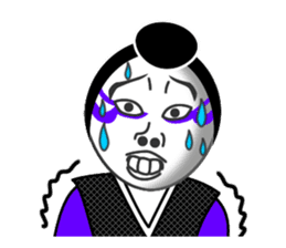 Kabuki Sticker "Shibaraku!" sticker #59009