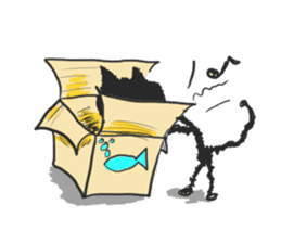 KEN the CAT, oRiginal sticker #59183