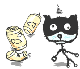 KEN the CAT, oRiginal sticker #59189