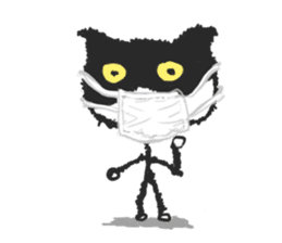 KEN the CAT, oRiginal sticker #59193