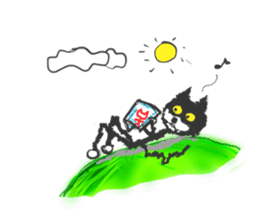 KEN the CAT, oRiginal sticker #59196