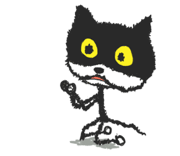 KEN the CAT, oRiginal sticker #59210