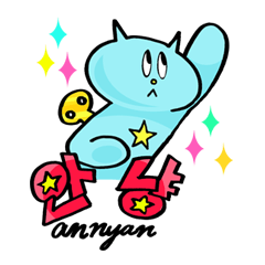 KAWAII NEZI CAT STAMP (KOREAN Version)