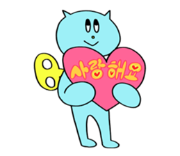 KAWAII NEZI CAT STAMP (KOREAN Version) sticker #59336